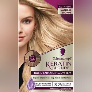 Keratin Blonde Hair Color — Natural Blonde (11.0 Hi-Lift)